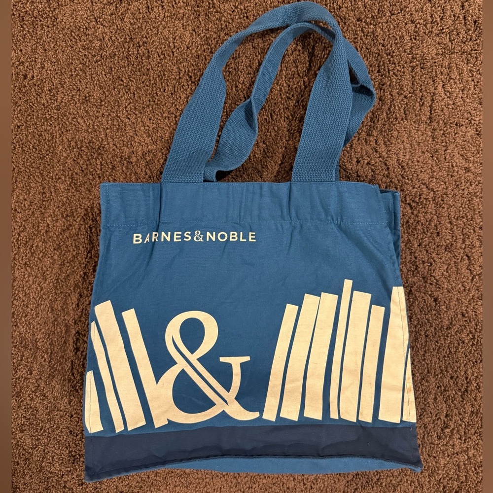 Barnes & Noble Heavy Duty Canvas Tote Dark Teal